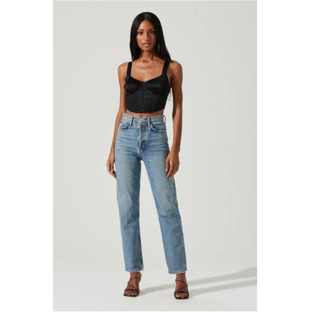 NWT ASTR the Label Larinna Black Top - Picture 3 of 7